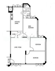 Blk 304 Hong Kah East Garden (Jurong East), HDB 4 Rooms #621710001